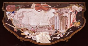 Pietra Dura Table Top by Italian School
